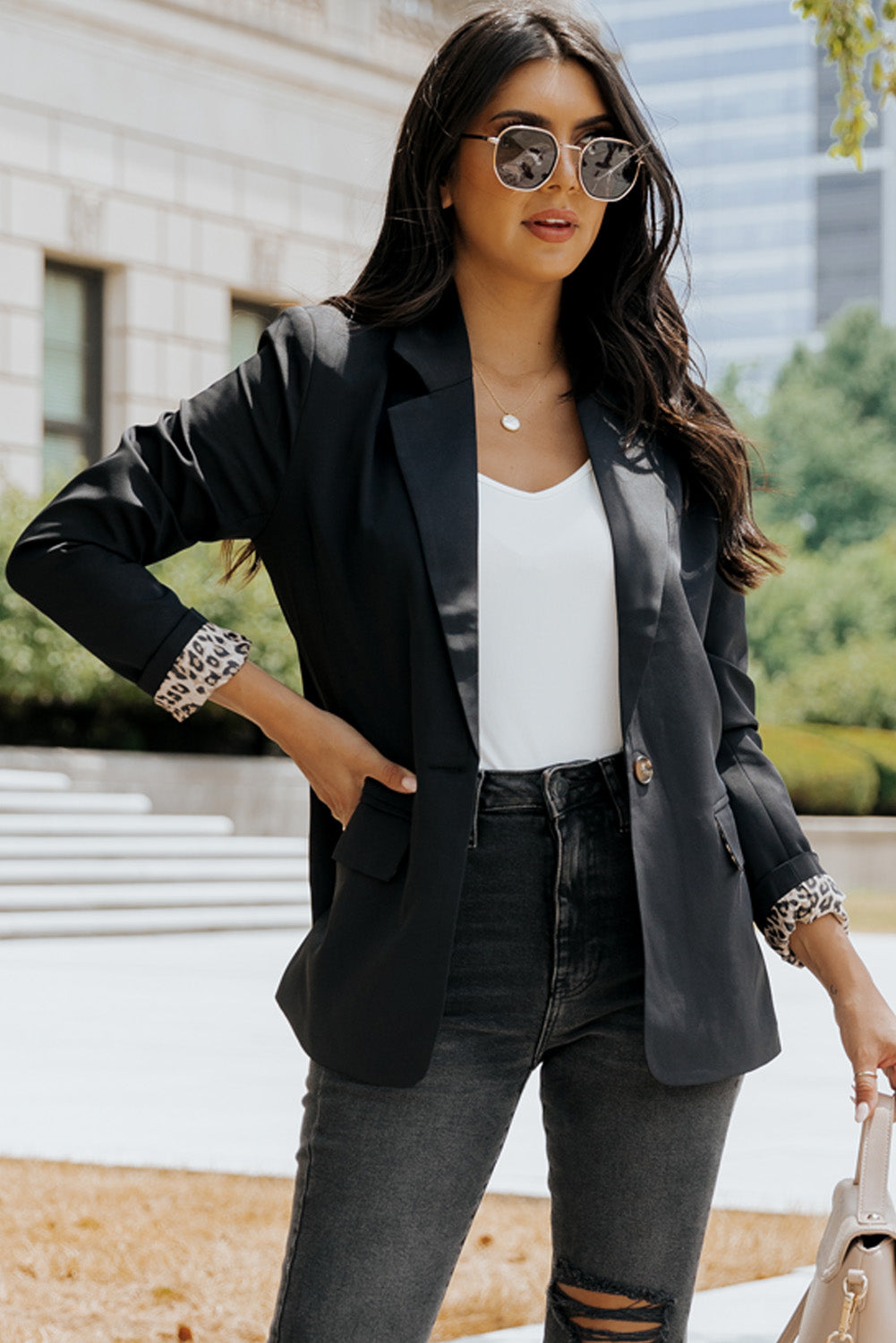 Lee Button Front Blazer curated on LTK