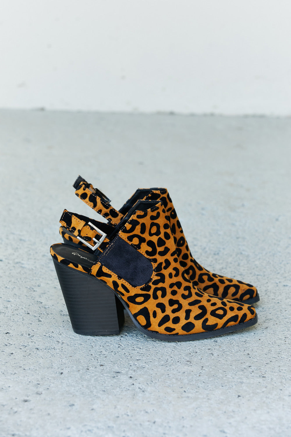 Leopard booties