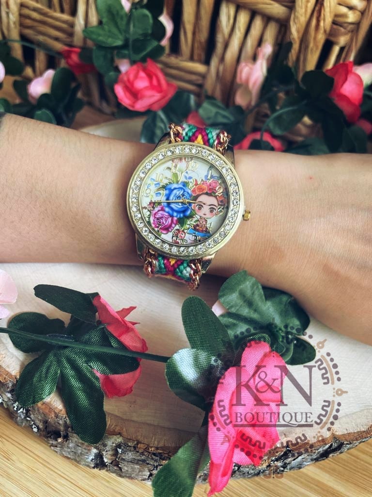 Reloj Frida Cartoon
