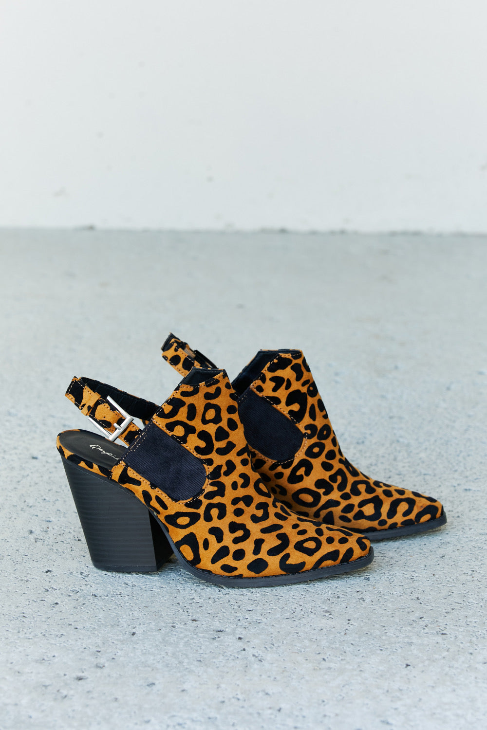 Leopard booties