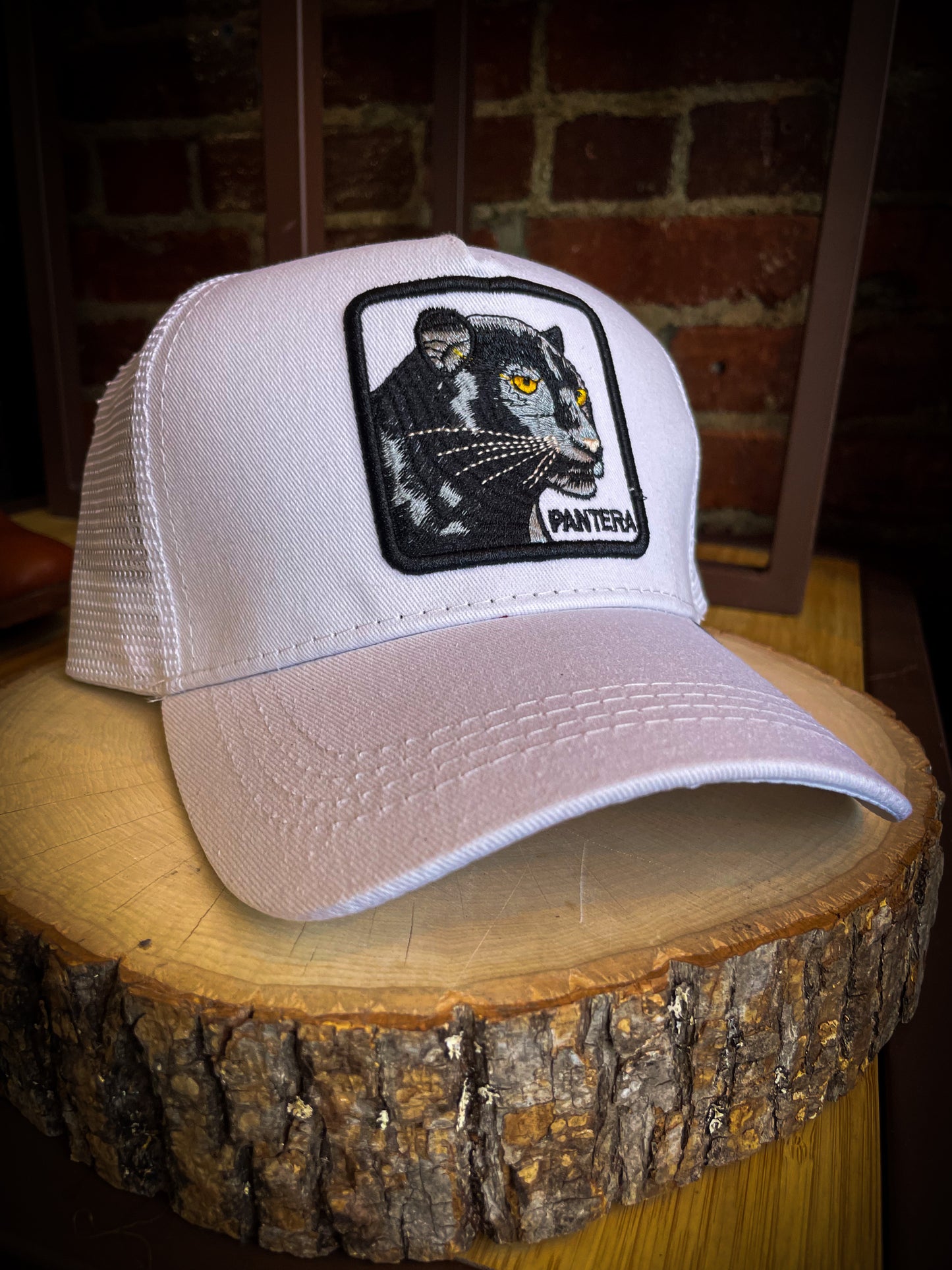 Panther Hat (white)