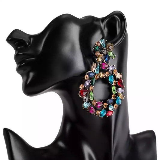 Piedras multicolor earrings