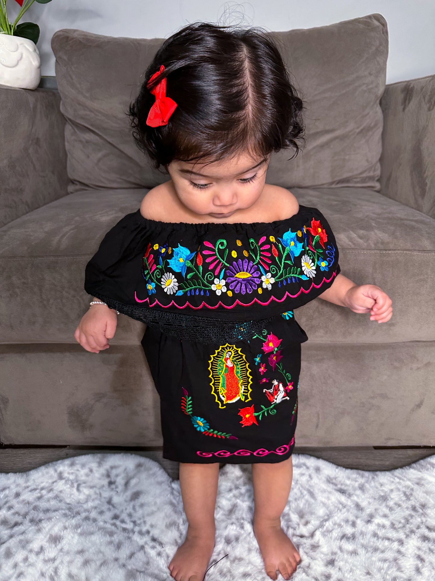 Vestidito Virgen de Guadalupe (black)