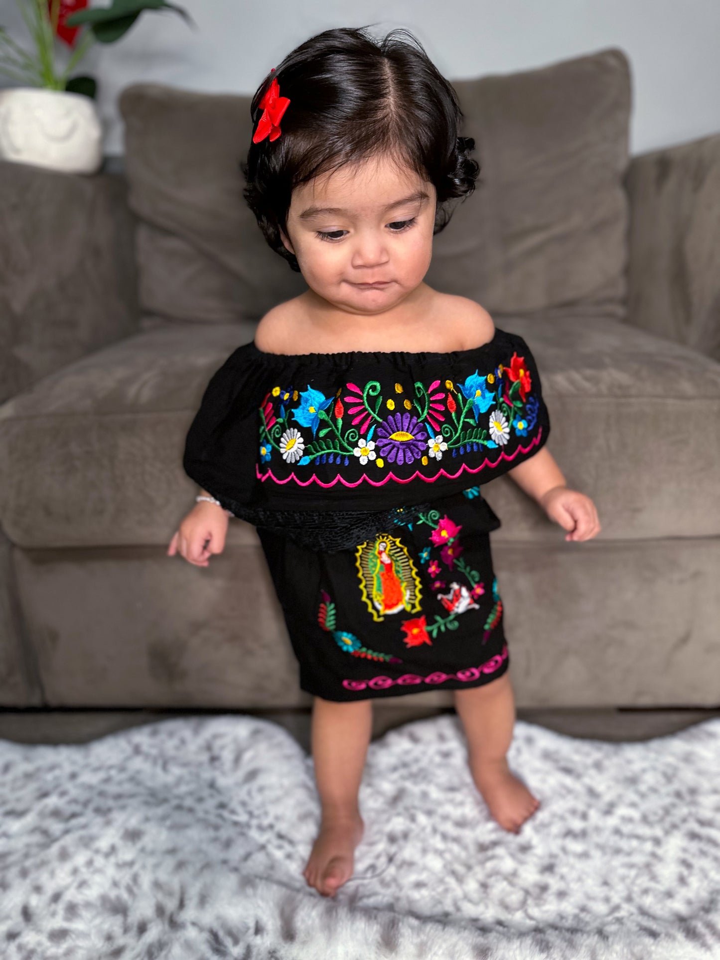 Vestidito Virgen de Guadalupe (black)