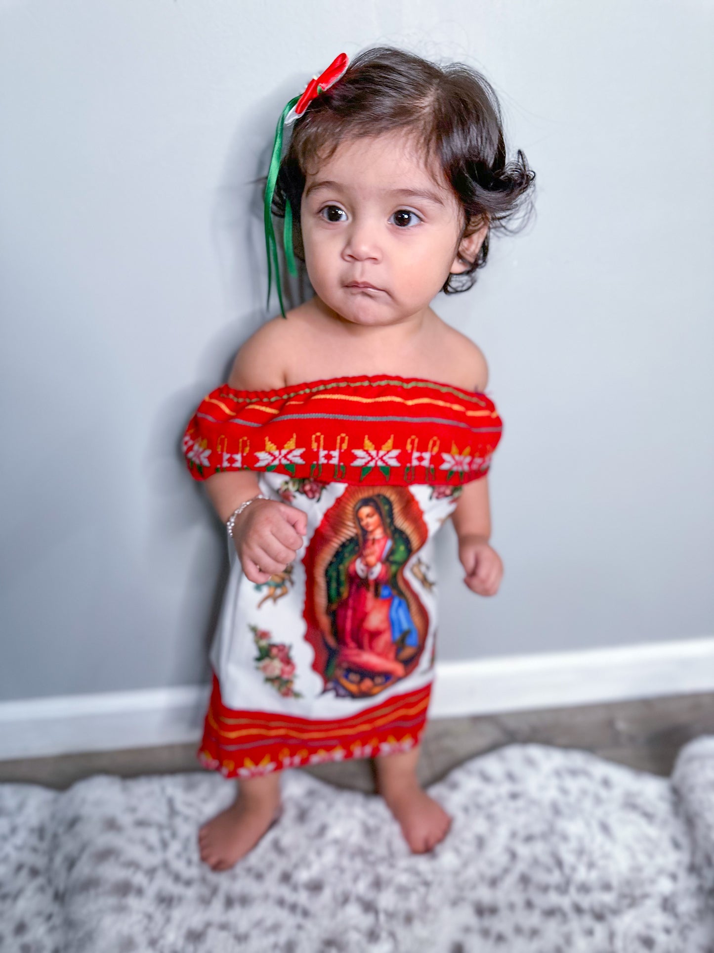 Vestido Virgen de Guadalupe manta