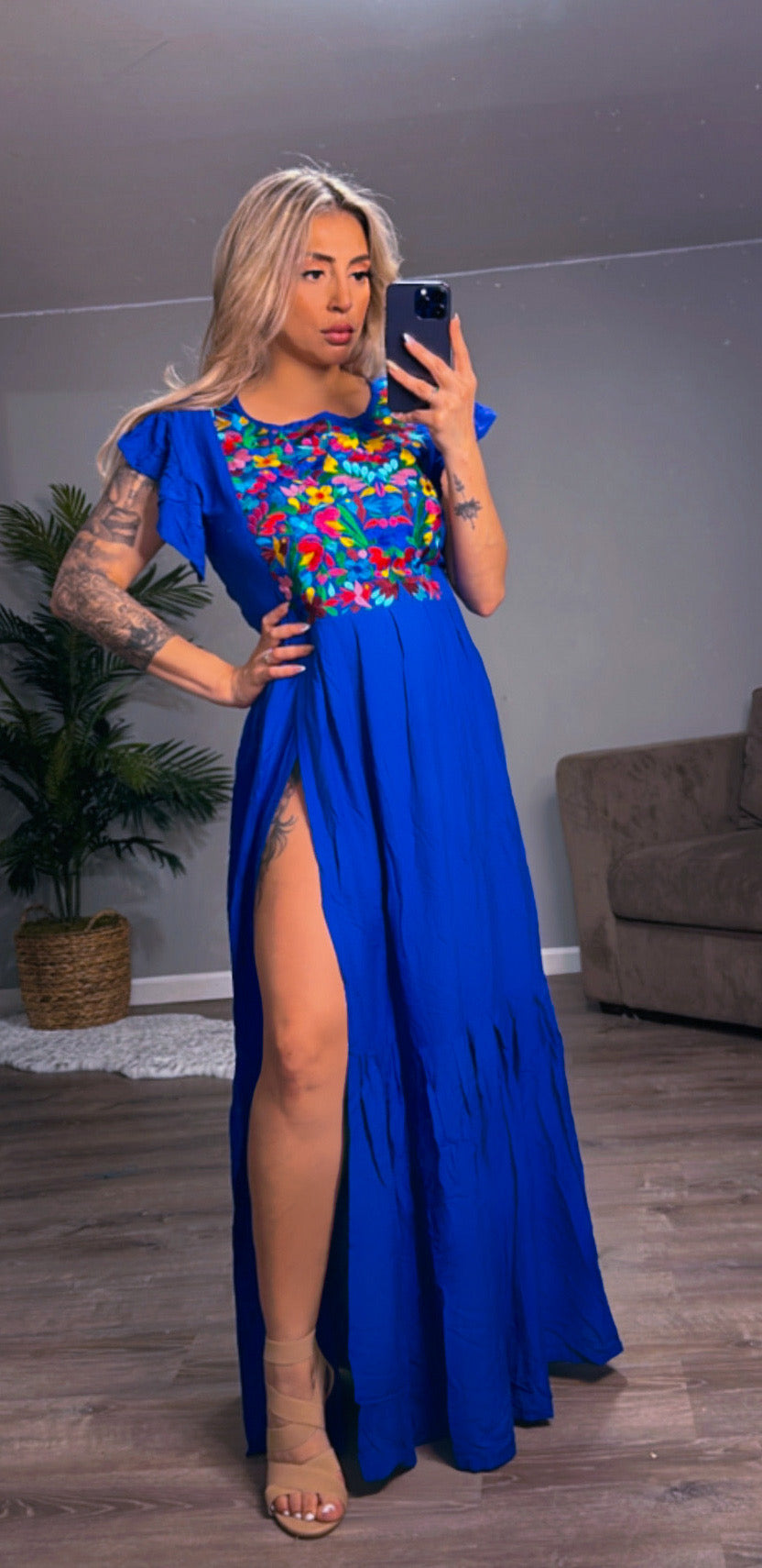 Vestido Belén (azul)