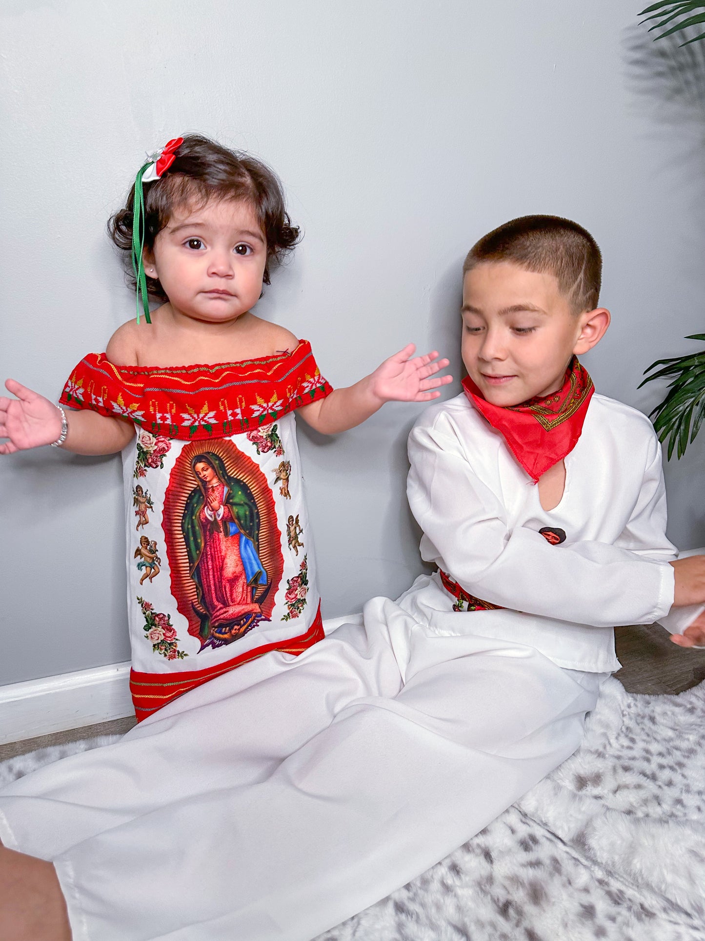 Vestido Virgen de Guadalupe manta