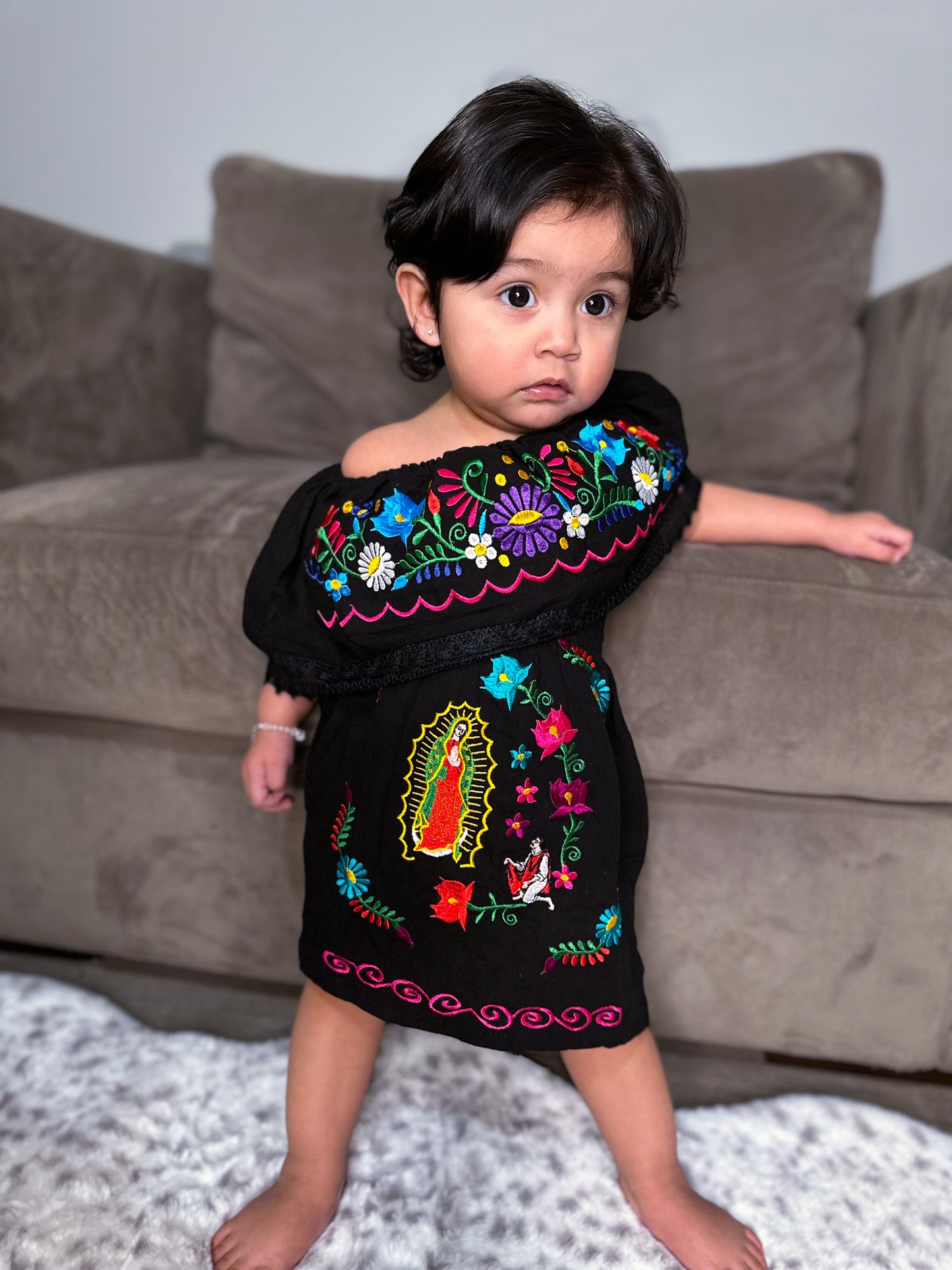 Vestidito Virgen de Guadalupe (black)