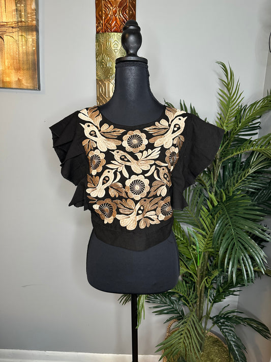 Blusa Pajarito Dorado