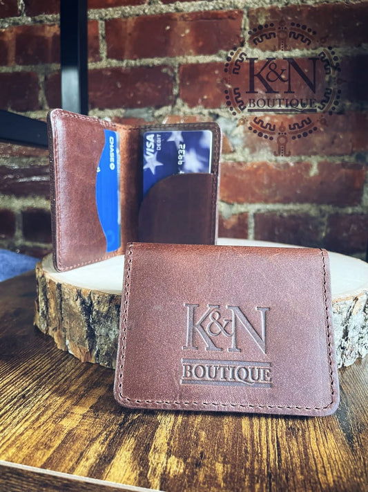 Brown Leather card holder