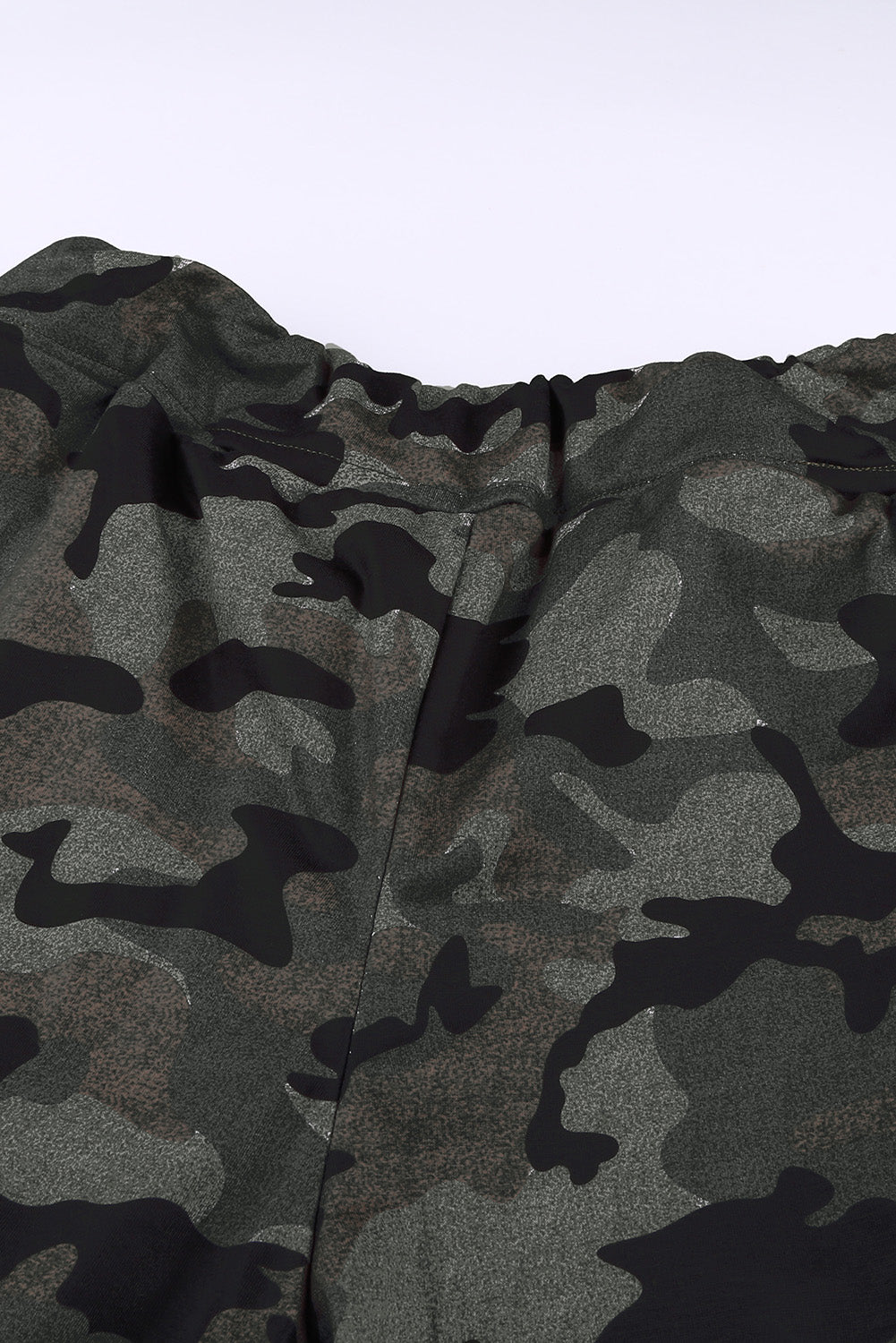 Pocketed Camouflage Drawstring Joggers